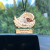 Custom Dog Photo You Left Pawprint on My Heart Memorial Car Hanging, Pet Remembrance Keepsake CH07 180900