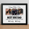 Custom Photo Happy Father's Day Best Dog Dad Picture Frame Gift For Father's Day HO82 893970