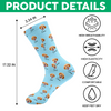 Custom Pet Portrait Socks – Personalized Dog/Cat/Person Photo & Name Gift TH10 896681