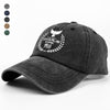 Charlie Kirk Memorial Washed Denim Baseball Cap LM32 65527