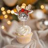 Custom Photo Cute Cat Cupcake Topper Christmas Gift For Cat Lovers TH10 894751