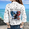 Personalized 250th Anniversary Eagle Patriotic American Blouse Shirt CH07 911814