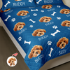 Custom Photo And Name With Icon Quilt Bedding Set For Dog Lover TH10 896663