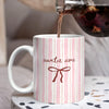Custom Name Auntie Bow Print Full Mug - Personalized Gift for Aunt LM32 899805