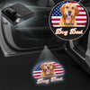 Custom Dog Photo Retro Sunset Dog Dad Car Door Projector Light CH07 896434