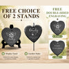Personalized Engraved Pet Memorial Garden Stone with Stake, Sympathy Gift LM32 669531