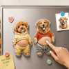 Custom Funny Photo Pet Belly Squishy Fridge Magnet Gift For Dog Lover Cat Lover CH07 911870