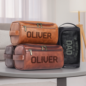 Custom My Favorite People Call Me Toiletry Bag With 2 Zip For Dad TH10 894921