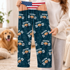 Custom Dog Photo And Name Sweatpants And Pajamas Pants Gift For Pet Lovers HO82 903658