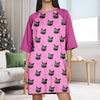 Custom Photo Dog Cat Raglan Nightgown TH10 898039