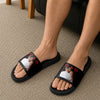 Custom Photo Dad Grandpa Title Personalized Slide Sandals - Gift For Dad Mom, Father's Day HA75 921490