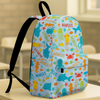 Custom Name Colorful Sea Life Backpack - Personalized Kids School Bag HA75 921610