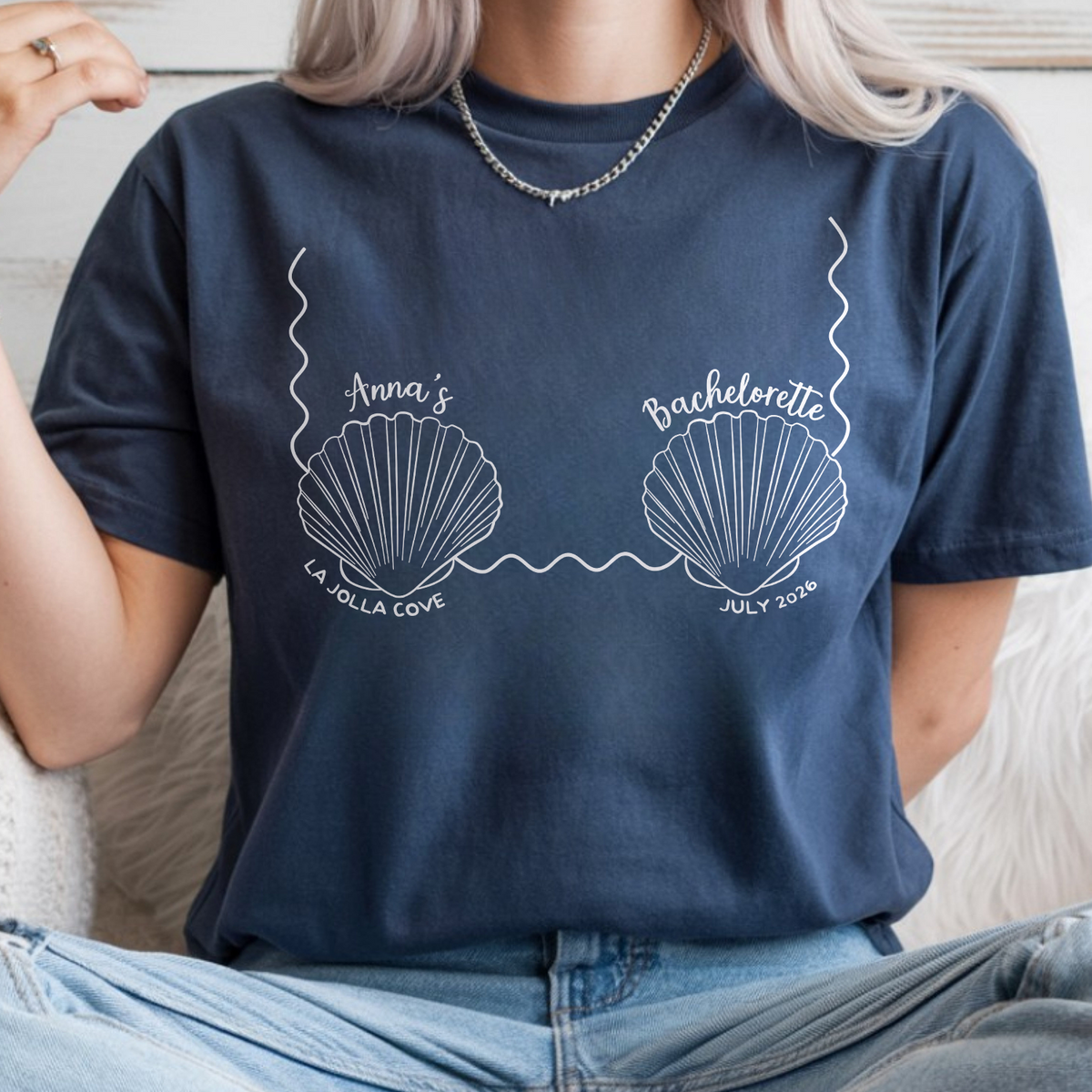 Personalized Mermaid Beach Bachelorette Comfort Shirt – Bride Tribe Gift LM32 669495
