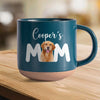Custom Photo Dog Mom Personalized Pottery Mug CH07 899050
