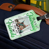 Custom Photo Best Traveled With Friends Personalized Luggage Tag Holiday Vacation Gift, Gift For Best Friends, BFF HA75 892666