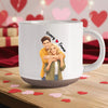Custom Couple Watercolor Photo Pottery Mug Valentine Gift For Him Her CH07 910194