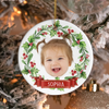 Customize Kid Face Ceramic Ornament For Christmas HO82 903746
