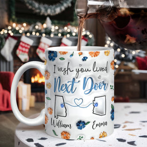 Distance Means So Little When Someone Means So Much - Personalized 3D Mug LM32 895003
