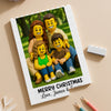 Custom Lego Photo Dad - Kid Family Rectangle Shaped Building Brick Blocks Gift LM32 893563