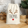 Personalized Character Christmas Sack, Custom Holiday Gift Bag LM32 670483