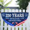 250 Years Of Freedom Custom Family Name Non-Pleated Fan Flag HA75 920912