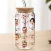 Custom Face Photo Best Family Ever Glass Can With Lid TH10 892657