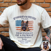 Custom Dog Photo Descendant of a Patriot USA 250th Anniversary 1776–2026 Comfort Shirt TH10 169437