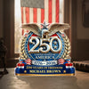 Personalized USA Eagles 250th Anniversary Semiquincentennial 1776-2026 Acrylic Block Plaque - Patriotic Memorial Decor HO82 901902