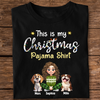 This is My Christmas Pajamas Shirt Personalized Dog Dark Shirt HA75 898184