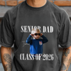Custom Senior Dad Mom Photo Comfort Shirt Class of 2027 with Child Photo & Name, Graduation Mom Gift TH10 170557