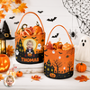 Custom Face Photo Little Vampire Trick or Treat Basket - Kids Halloween Gift HO82 903170