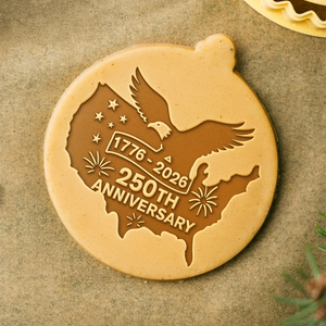 250th U.S Anniversary Bald Eagle United States Cookie Stamp HO82 900658