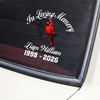 Personalized In Loving Memory Cardinal Car Window Decal Sticker CH07 910358
