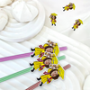 Custom Funny Face Class of 2026 Graduation Decoration Colorful Straws TH10 169131