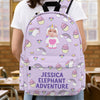 Custom Photo Kid's Dinosaur Unicorn Bear Back To School Backpack TH10 170365