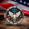 In God We Trust Eagle - Guns Are Just Backup Eagle Acrylic Pin LM32 899527