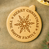 Custom Family Name We Wish You A Merry Christmas Cookie Stamp CH07 180556