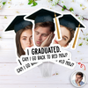 Custom Funny Face I Graduated Can I Go Back To Bed Now Face Fan For Party Favors HA75 921238