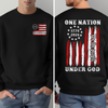 One Nation Under God We The People America Front & Back Dark Shirt TH10 169295