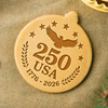 USA 250 Cookie Stamp – 1776–2026 America Anniversary Cookie Stamp CH07 911246