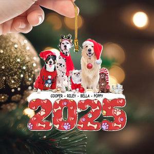 Custom Photo Acrylic Ornament Christmas Gifts For Dog Cat Lovers HA75 898200