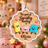 Custom Name The Year Of Squishy Hunting 2-Layer Wood Ornament, Personalized Christmas Keepsake HO82 903784