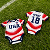 Personalized Name USA 2026 Soccer Baby Onesie - Gift For Sport Lovers LM32 669421