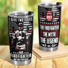 Personalized Tumbler I Have Two Titles Dad And Firefighter TH10 892887