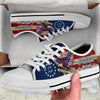 Custom Name 250 Years Of Freedom America Flag 1776-2026 Canvas Shoes HO82 902244
