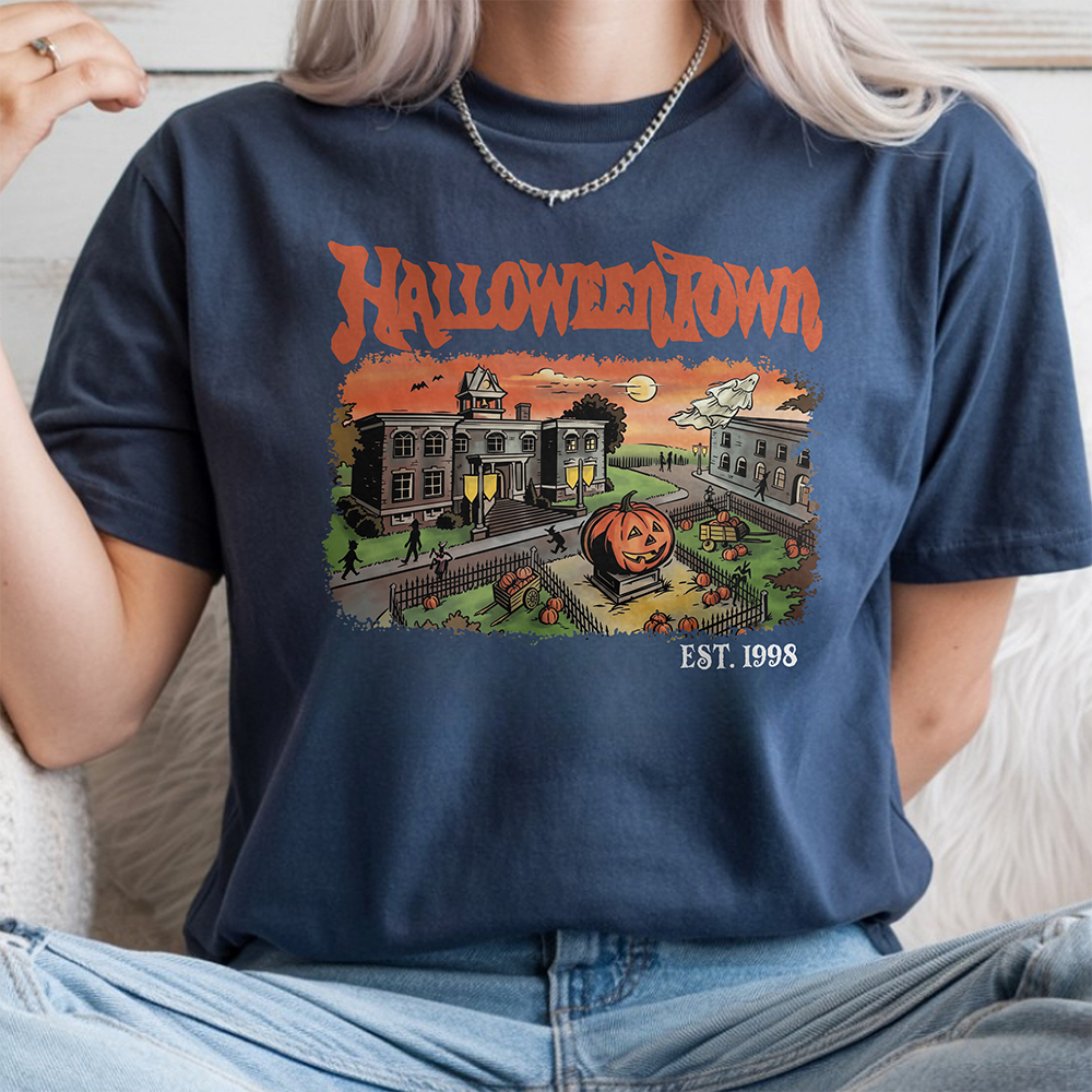 Vintage Retro Halloweentown University EST. 1998 Comfort Shirt LM32 669565
