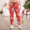 Custom Dog Photo Santa Claus Matching Christmas Sweatpants For Dog Lovers LM32 895695