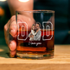 Custom Photo Dad & Kid Whiskey Glass - Personalized Father’s Day Gift CH07 911478