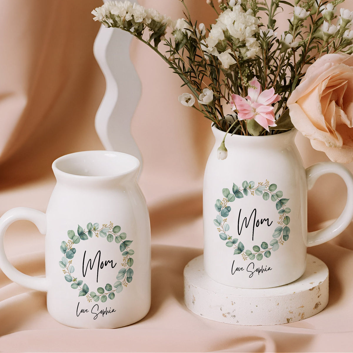 Personalized Flower Vase for Mum, Grandma, Mother’s Day Gift LM32 899401