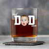 Custom Funny Face Best Dad Ever Whiskey Glass - Gift For Father's Day LM32 668979